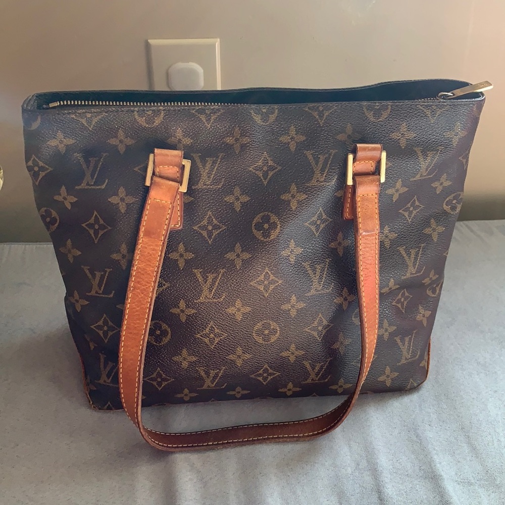 Authentic Louis Vuitton Cabas Piano monogram tote